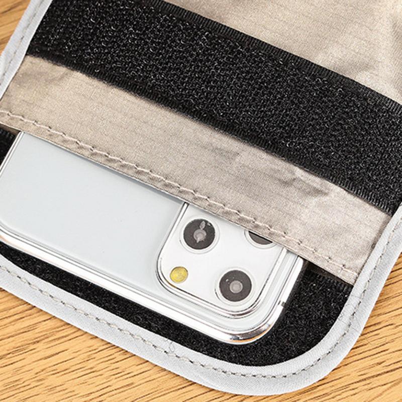 Anti-Spying Faraday Bag Signal Blocker Anti-Tracking Phone Pouch RFID Shielding Bag Cell Phone Signal Blocking Bag