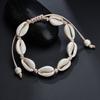 Boho Cute Conch Seashell Bracelet for Women Charm Summer Beach Shell Beaded Bangle Handmade Jewelry Accessories Female Gift