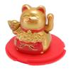 Feng Shui Lucky Cat Solar Powered Waving Maneki Neko Decoration Lucky Cat Statue for Home Shop Car Interior