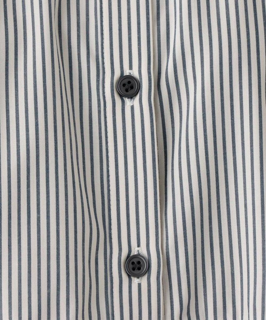 Afternoon Tea Living JM95 Bancel Cool Striped Gathered Blouse, Ivory