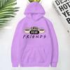 Hooded Sweatshirt Cute Coffee Printing Hoodies Female Autumn Winter Casual Pullover Hoodies Friends Hoodie