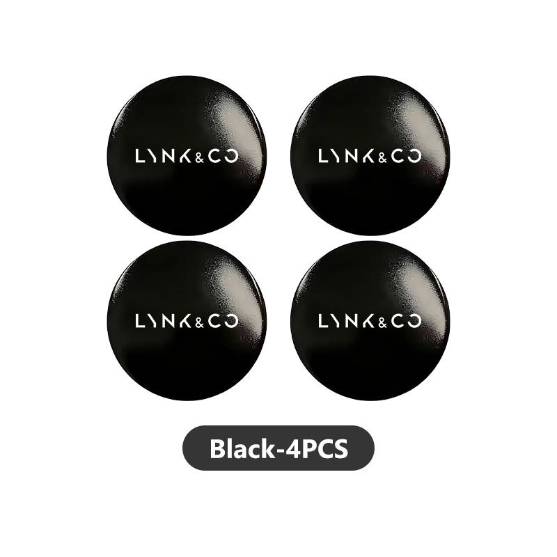 

For LYNK&CO Car Logo Alloy Wheel Hub Center Cover Badge Stickers 01 Phev 02 03+ 05 06 09 EM-P PHEV 09 MHEV