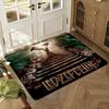 Led Zep-pelin Floor Mat Soft Thickened Absorbent Non-Slip Bedroom Living Room Door Mat Home Decor Flannel Rugs