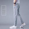 2024 Men's Summer Ice Silk Stretch Loose Straight Casual Pants