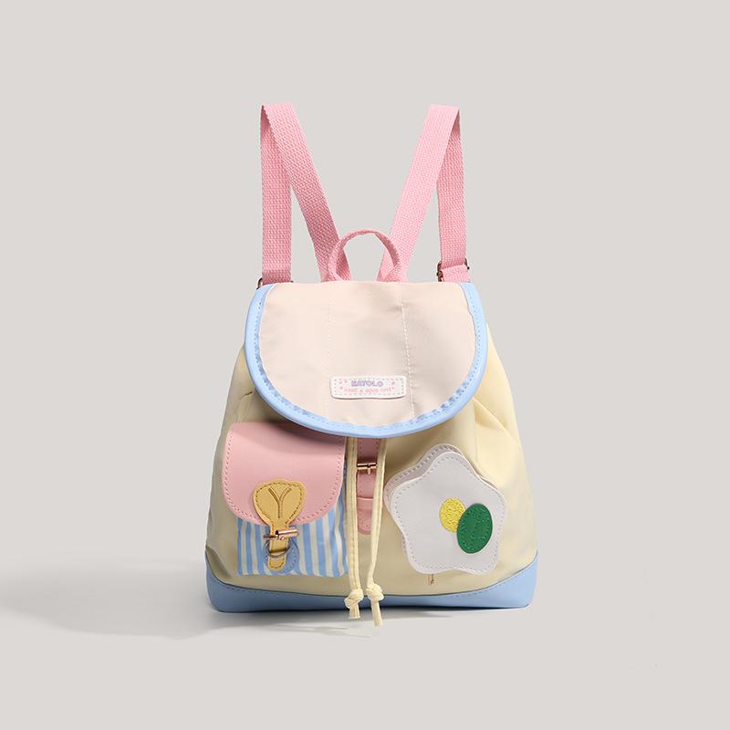 Cute girl backpack 2026 new large-capacity commuter bucket bag female college student schoolbag fashion backpack