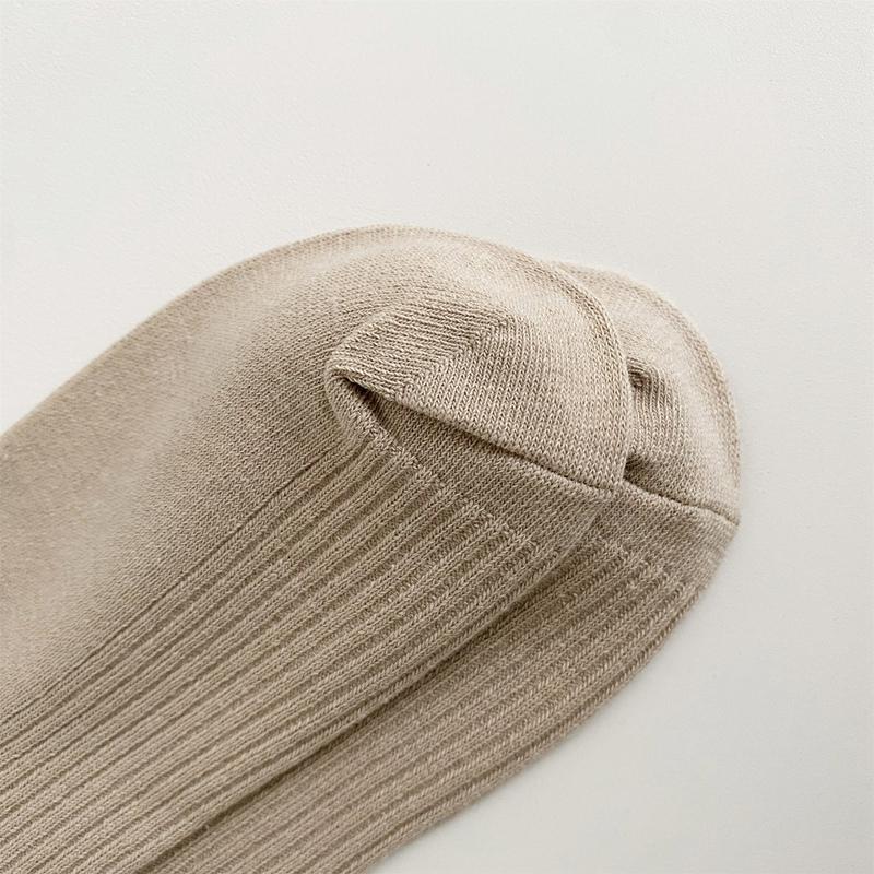 Freizeitsocken Boden Einfarbige Socken Winter Mittelhohe Socken