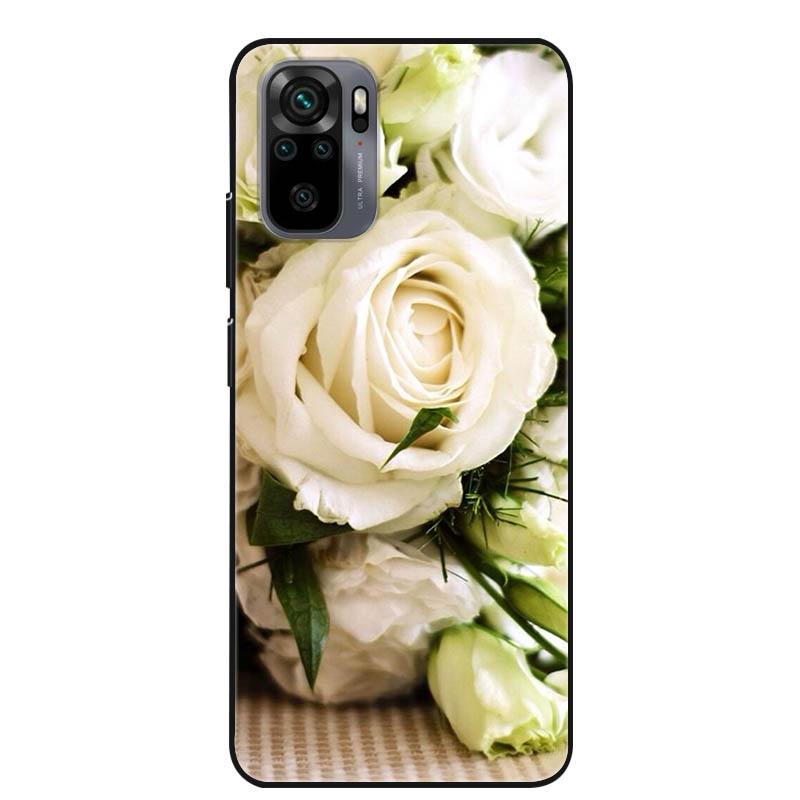 For Xiaomi Redmi Note 10s Case Shockproof Silicone Cartoon Soft Cover for Redmi Note 10 Pro Phone Cases Note10 4G 10T 5G 10 S