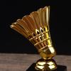 Badminton Trophy Golden Plastic Prizes For Kids Competitions Award Medal Decorative Model Sports Game Toy Champion
