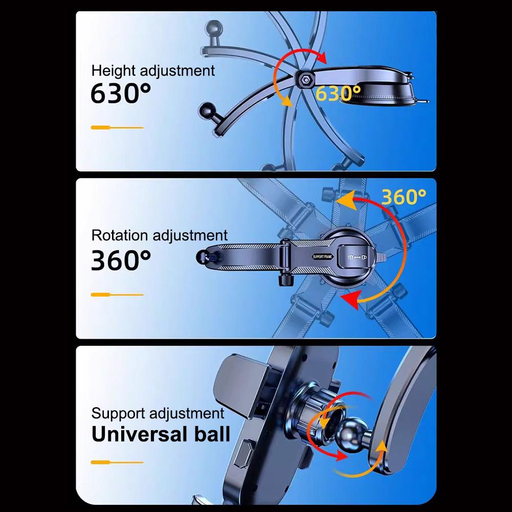 Magnetic Phone Car Mount,Car Dashboard Phone Bracket,For Gps Navigation Universal Desk Windshield Hanging Holder For Driving