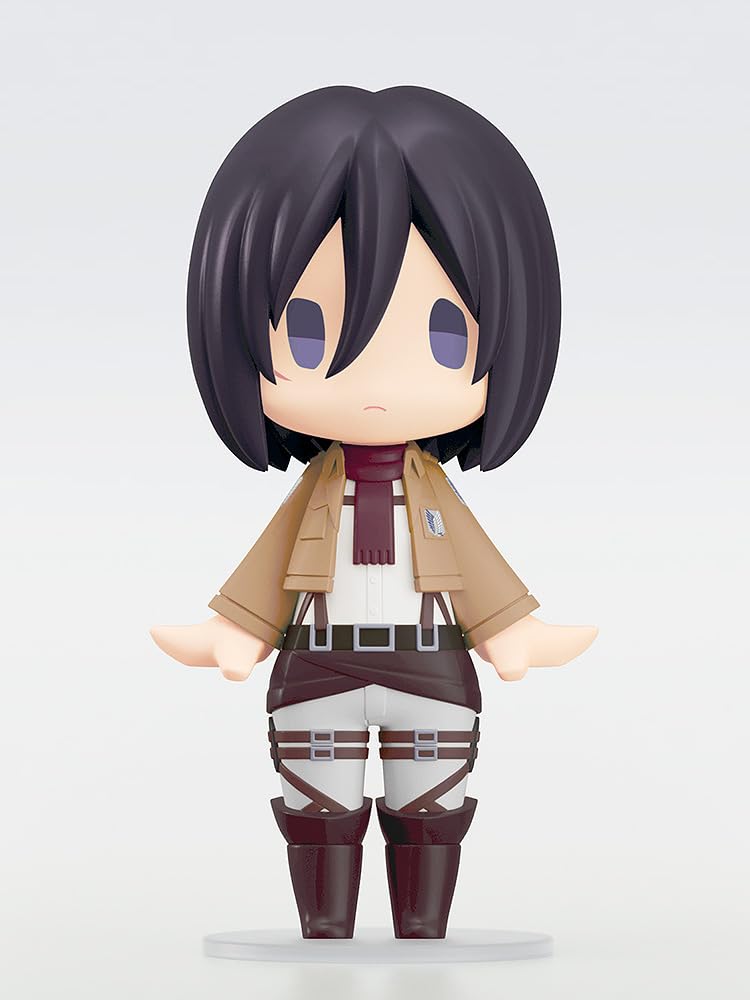 GOOD SMILE Attack on Titan Mikasa Ackerman Plastic Painted Movable Figure HELLO! Non-scale