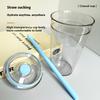 450ML Summer High-value Milk Tea Straw Plastic Cup Transparent Multi-color Thickened Coffee Cup Office Water Cup