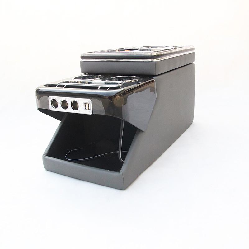 Universal Armrest Storage Box for Buick GL8 Models - No Punch Installation