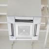 Square Air Diffuser ABS Ceiling Vent Hood Snap-in Panel Air Conditioner Ventilation Outlet White Ventilation Hood Ceiling Outlet