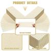 300 Pcs Natural Muslin Epilating Face Wax Strips Hair Removal Eyebrow Precut
