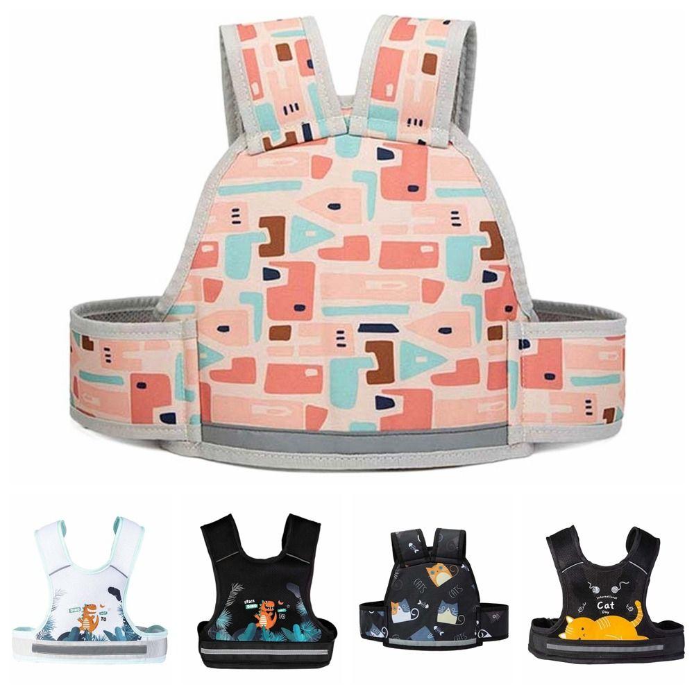 Adjustable Motorcycle Seat Vest Strap Oxford Cloth Chest Safe Belt  Children Aged 9M -10Y