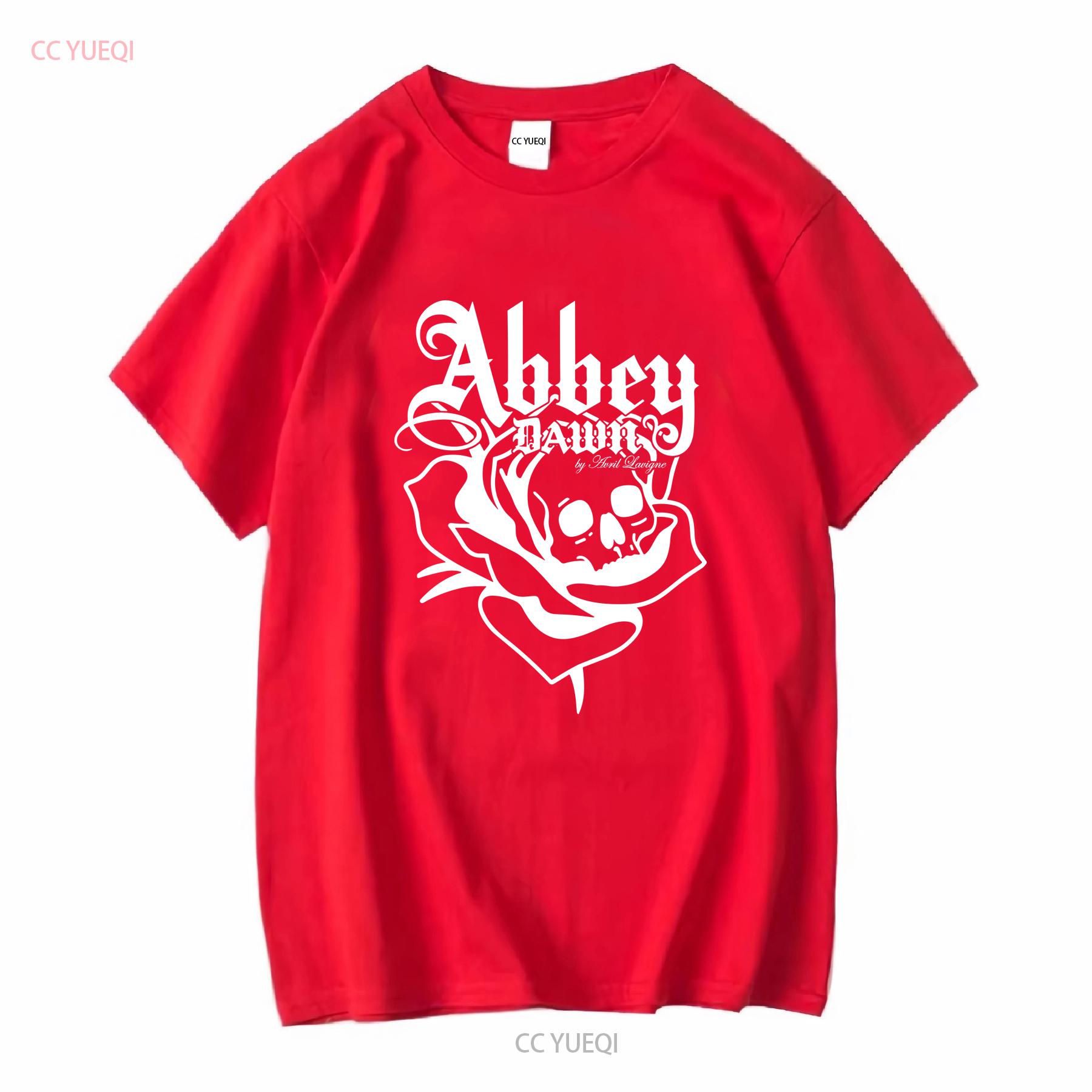 AVRIL LAVIGNE Abbey DAWN T shirt Japan L Size Back Print Unopened long or short sleeves vintage Washed Casual Versatile graphic S