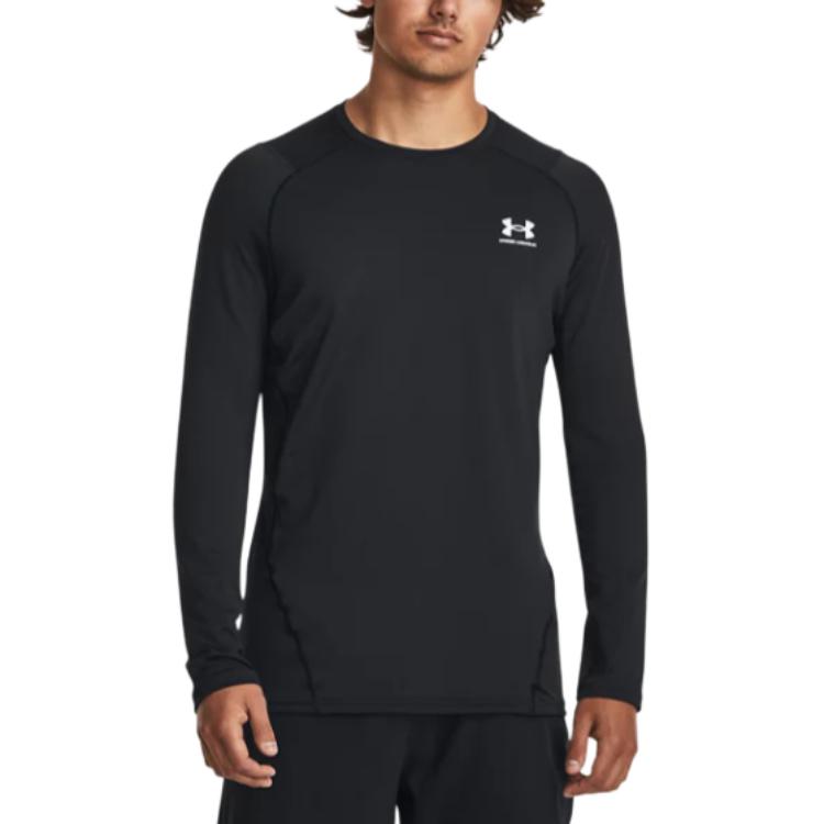 Under Armour ColdGear® Fitted Crew T Shirt Men's Black 1366068-002