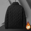 Herren Winter Baumwolle Casual Warm Baumwolle gefütterte Jacke Mantel Verdickte Lammwolle Baumwolle Mantel Winddichte Business Jacke