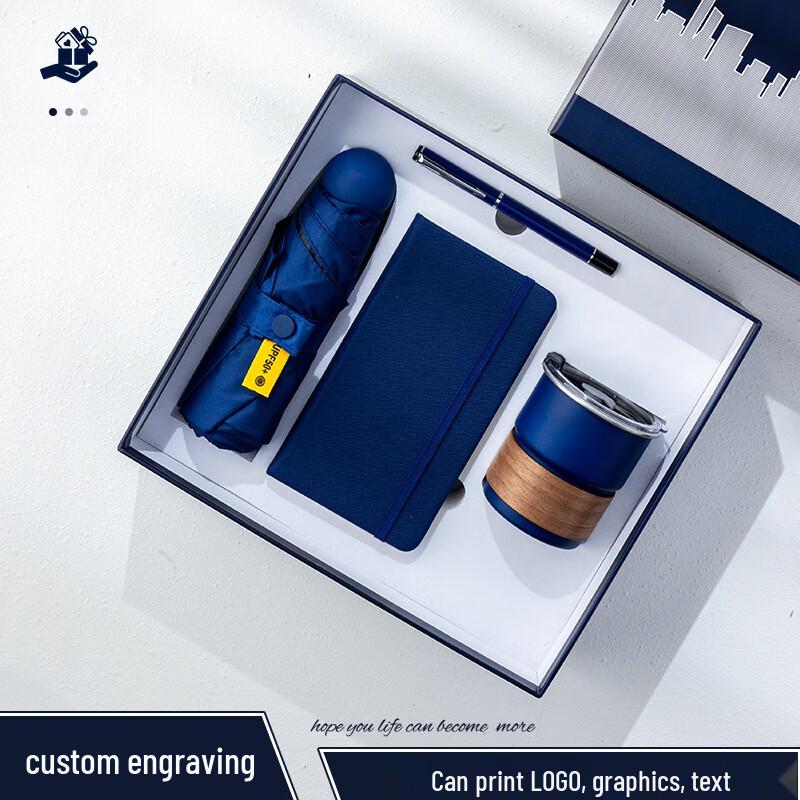 UD Coffee Cup Gift Set Notebook, Pen, Straw Coffee Cup