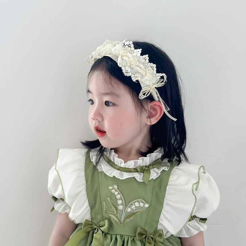 French Retro Princess Lace Pearl Lolita Headband & Hair Accessories