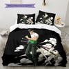 Cartoon Pattern Bedding Quilt Set Quilt Cover Pillowcase Home Decoration Birthday Gift (1 * Duvet Cover + 2 * Pillowcase, Without Core)