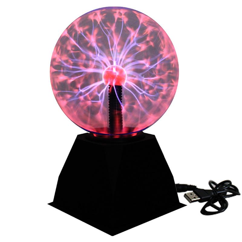Magic Plasma Ball Lamp USB Electrostatic Touch Sensitive Atmosphere Night Light Novelty Lamp Kids Birthday Christmas Gift