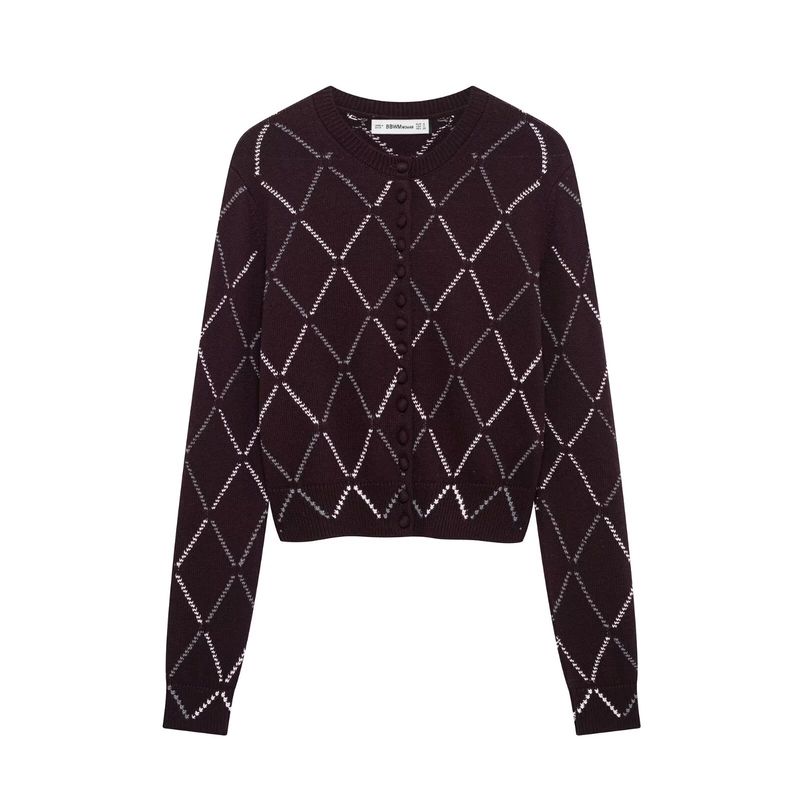 Kaslead New Arrival Women's Clothing Fashion Style Fashion Simple All-Match Long Sleeves Knitting Cardigan 5661643