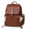 Women's Large Capacity Backpack Retro PU Backpack