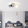 Ultra-Thin Modern Ceiling Fan Chandelier with Light for Living Room & Bedroom