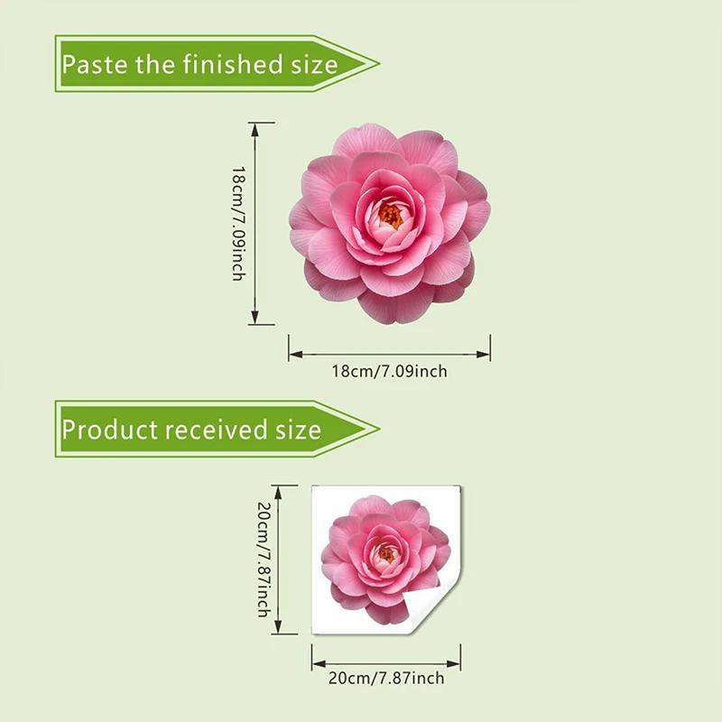 1PC Luminous Lotus Toilet Sticker, Creative Self-adhesive Wall Decal For Bathroom, Waterproof Luminous Decoration