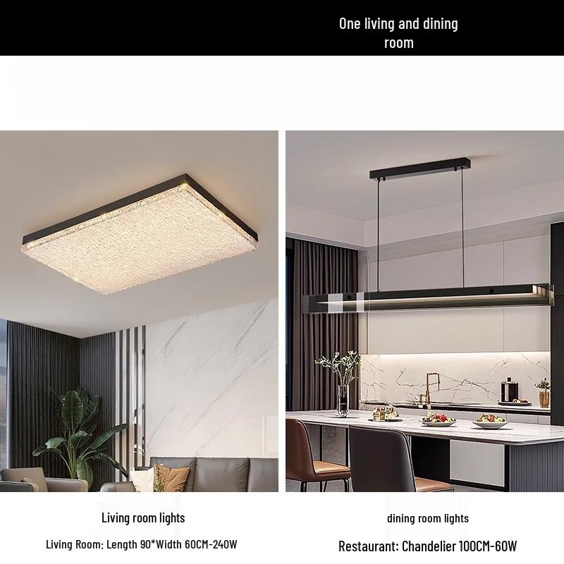 Linear Glass LED Pendant Light