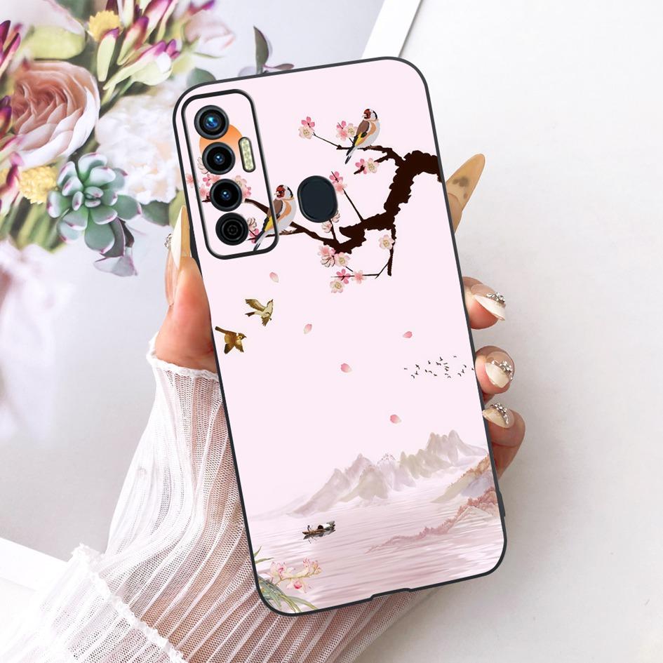 Stoßfeste Hülle für Tecno Camon 17 Pro 17P Hülle CG7 CG7n CG8 CG8h Niedliche Cartoon Weiche Schale für Tecno Camon 17 CG6 CG6j Rückseite