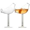 150ml Smoked Cocktail Goblet Glasses Multi-Purpose Elegant Bird Shaped Glass Transparent Goblet Glass for Champagne Drinks Wine