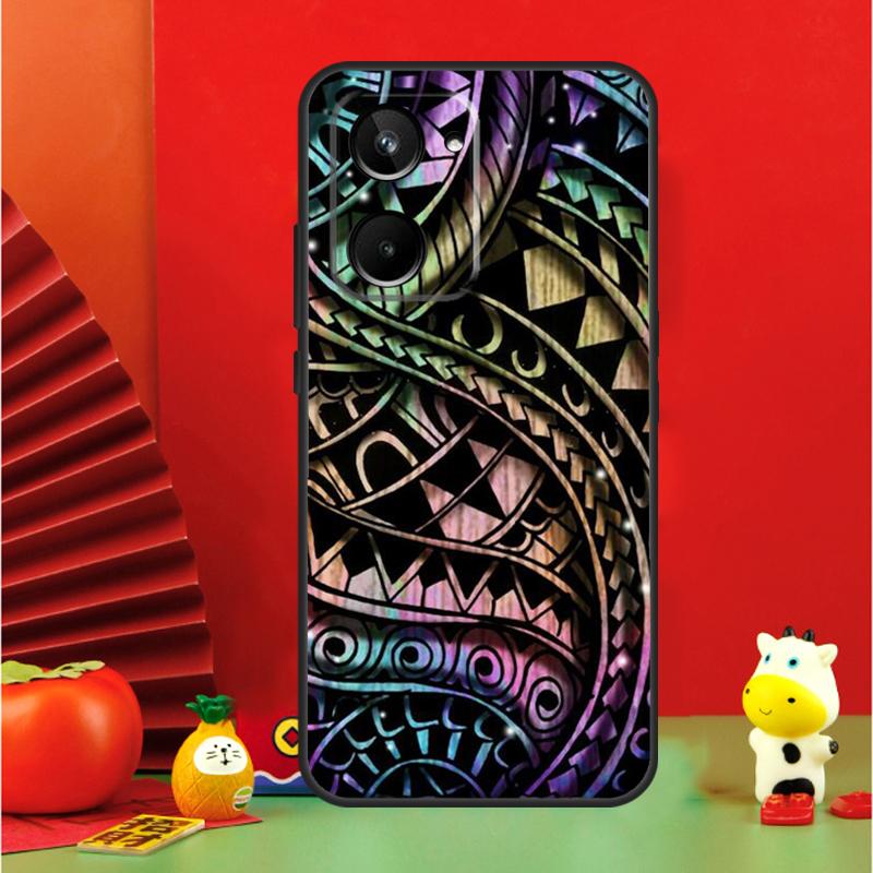 

Maori Samoan Polynesian Tribal For Realme 15 Pro GT7 GT6 10 11 12 13 14 Pro Plus C65 C67 C63 C61 C55 C51 C53 C35 C75 Case Realme GT7 Pro