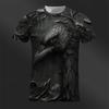 Men's T-Shirts Retro Animal Street 3d Print Short Sleeves Vintage Top T Shirt For Men Clothing Oversized Shirt Tee Summer T-Shirts Men’s