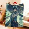 Hot Game Honkai Star Rail D Dan H Heng Blanket For Soft Throw Blanket for Picnic Bed Sofa Home Bedroom Cozy Warm Comfortable
