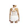 Nike Court Dri-FIT Slam Solid Tank Top Tenisowy Damski Biały DV3047-100