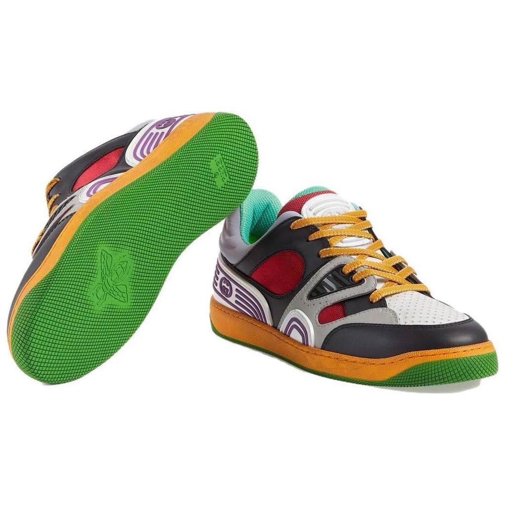 Gucci Basket Sneaker 'Black Demetra' 697882 2SH90 1072