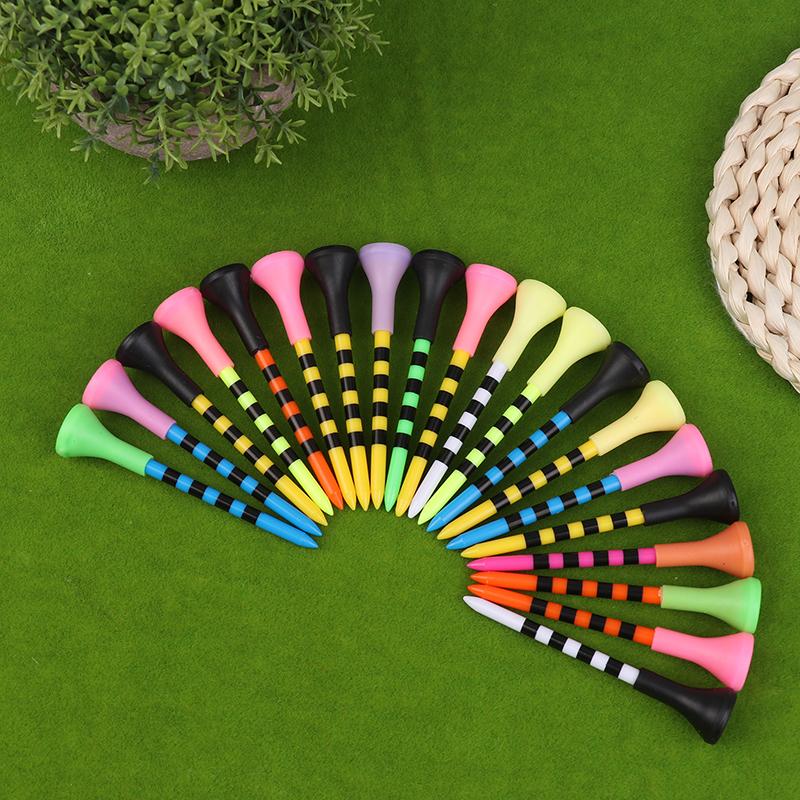 10/20/30 Stück 70/83 mm Golf-Tee mit Kunststoff-Sitzabdeckung und Kopfabdeckung, Serve Golf-Tee-Sitz, Ballhalter, Mischfarbe, Trainingshilfen