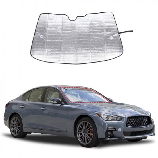 Car Sun Shade Windshield Window Sunshade Cover For Infiniti QX80 2013-22