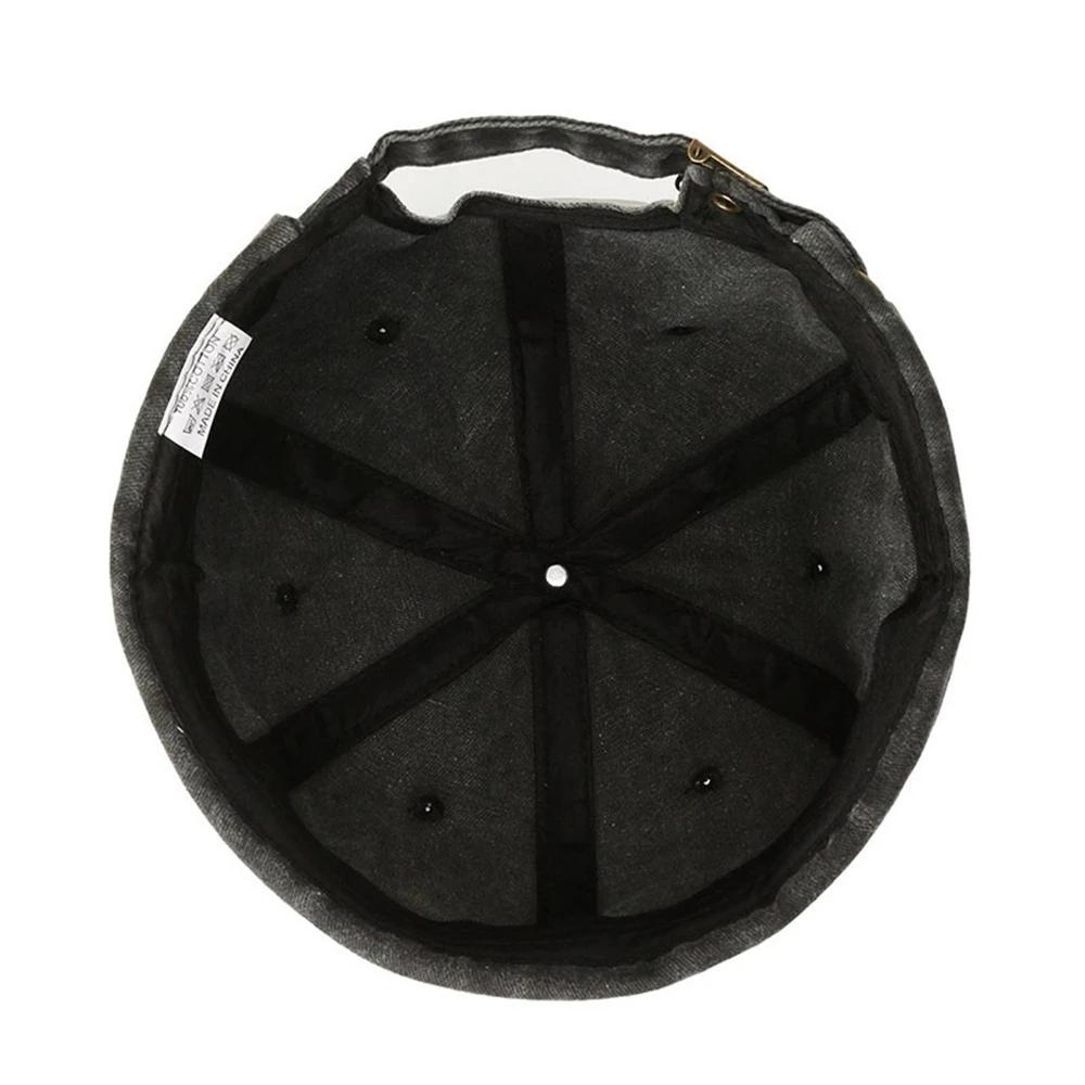 Fashion Denim Skullies Beanie for Men Retro Street Style Outdoor Four Seasons
