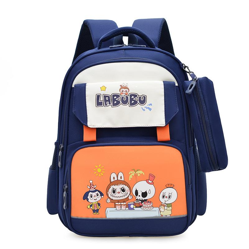 School bag, school bag for girls, new models for primary school students, large-capacity lightweight backpack, men's burden reduction spine backpack
