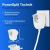 Rallonge multiprise - Powersplit - 0012692514 - 7 prises - 2m - Noir
