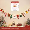 Christmas Tree Hanging Ornaments & Festive Decorations with Atmosphere Lights & Pull Flowers
