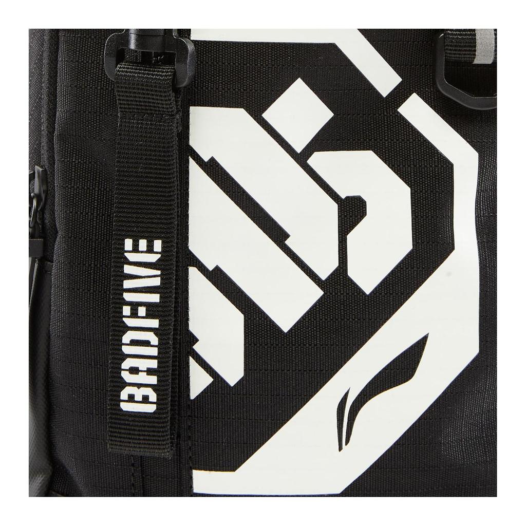 New LiNing BadFive Polyester One Shoulder Crossbody Bag, Sling Bag Regular Unisex Black ABDV207-1