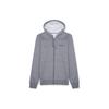 Ck Logo Print Zip-Up Hoodie Men Hoodies Gray 41AC278-030