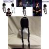 Wednesday Addams Cosplay Wig Braided Hair For Halloween Xmas Fancy Party