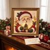 Santa Claus Christmas Rhinestone Painting Art Kit Santa Crystal Painting Set  Beginner Friendly