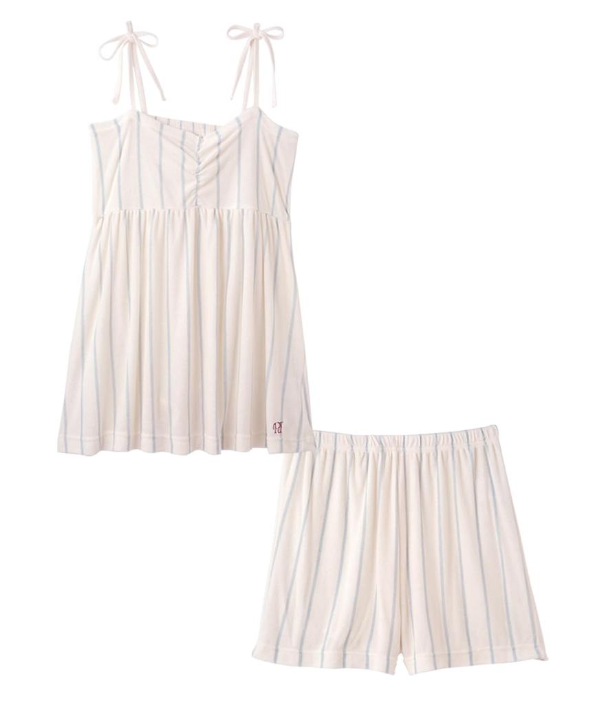 Peach John Coolish Pile Cami One Cool To the Cool Summer Soft To the Cute and Stylish Pajamas, Striped, Size, Touch, Loungewear, Touch,