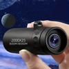 2000X25 Hd Monocular Telescope Mini Portable Mobile Phone Telescope With Holder Outdoor Camping Hunting Birdwatching Telescopes